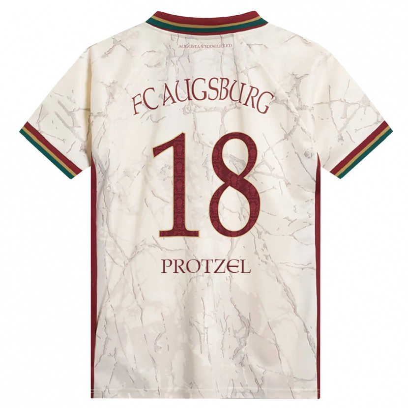 Danxen Mujer Camiseta Ann-Sophie Protzel #18 Verde Arroz Blanco Burdeos 1ª Equipación 2026/27 La Camisa México