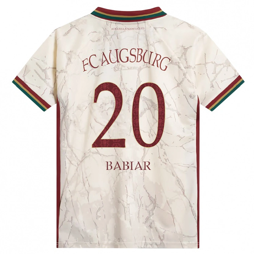 Danxen Mujer Camiseta Fabian Babiar #20 Verde Arroz Blanco Burdeos 1ª Equipación 2026/27 La Camisa México