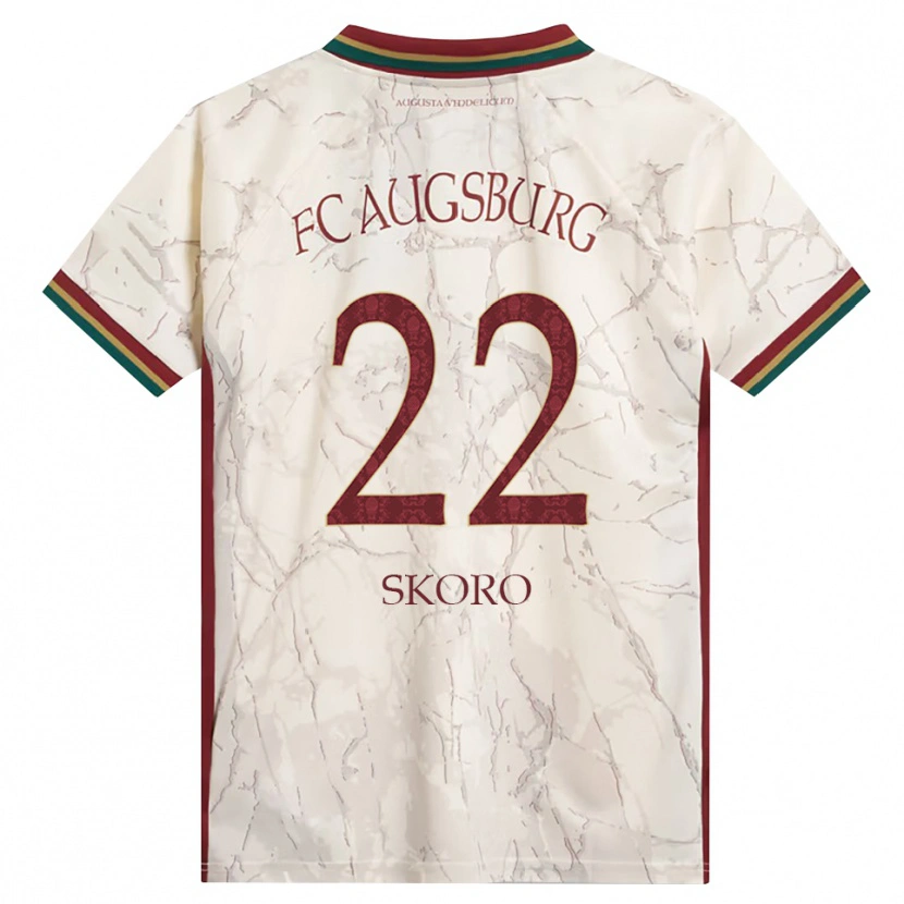 Danxen Mujer Camiseta Luka Skoro #22 Verde Arroz Blanco Burdeos 1ª Equipación 2026/27 La Camisa México