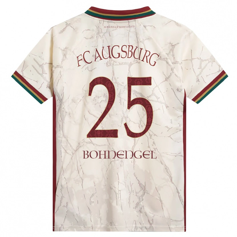 Danxen Mujer Camiseta Noah Bohnengel #25 Verde Arroz Blanco Burdeos 1ª Equipación 2026/27 La Camisa México