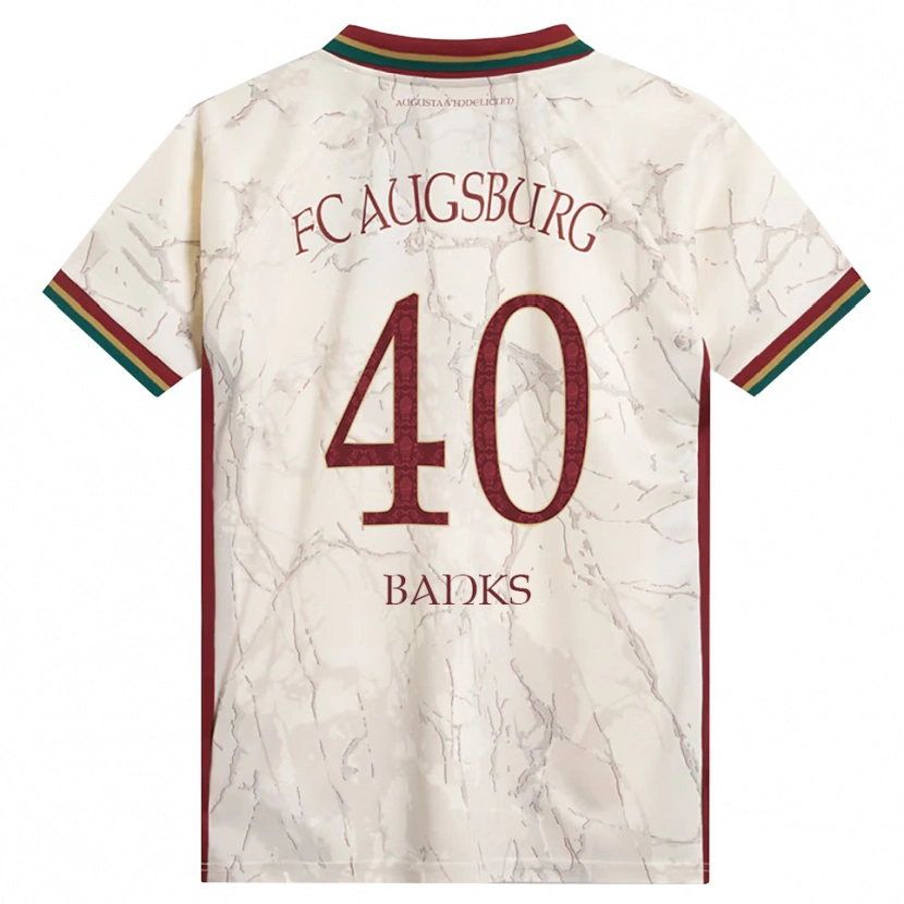 Danxen Mujer Camiseta Noahkai Banks #40 Verde Arroz Blanco Burdeos 1ª Equipación 2026/27 La Camisa México