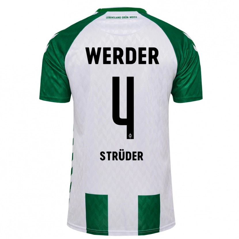 Danxen Mujer Camiseta Mika Strüder #4 Verde Blanco 1ª Equipación 2026/27 La Camisa México