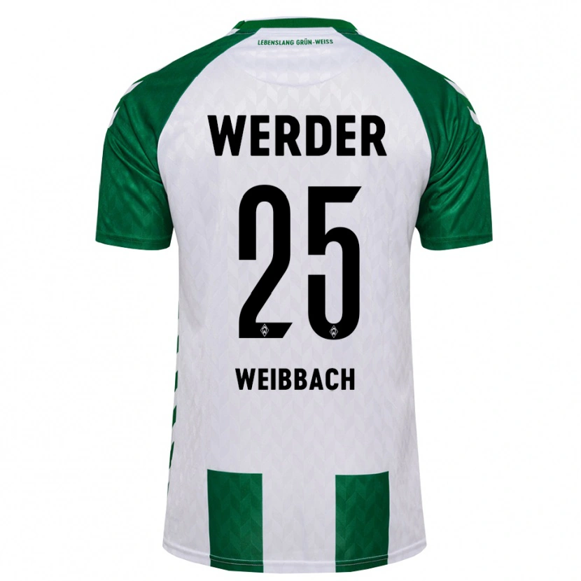 Danxen Mujer Camiseta Noah Weißbach #25 Verde Blanco 1ª Equipación 2026/27 La Camisa México