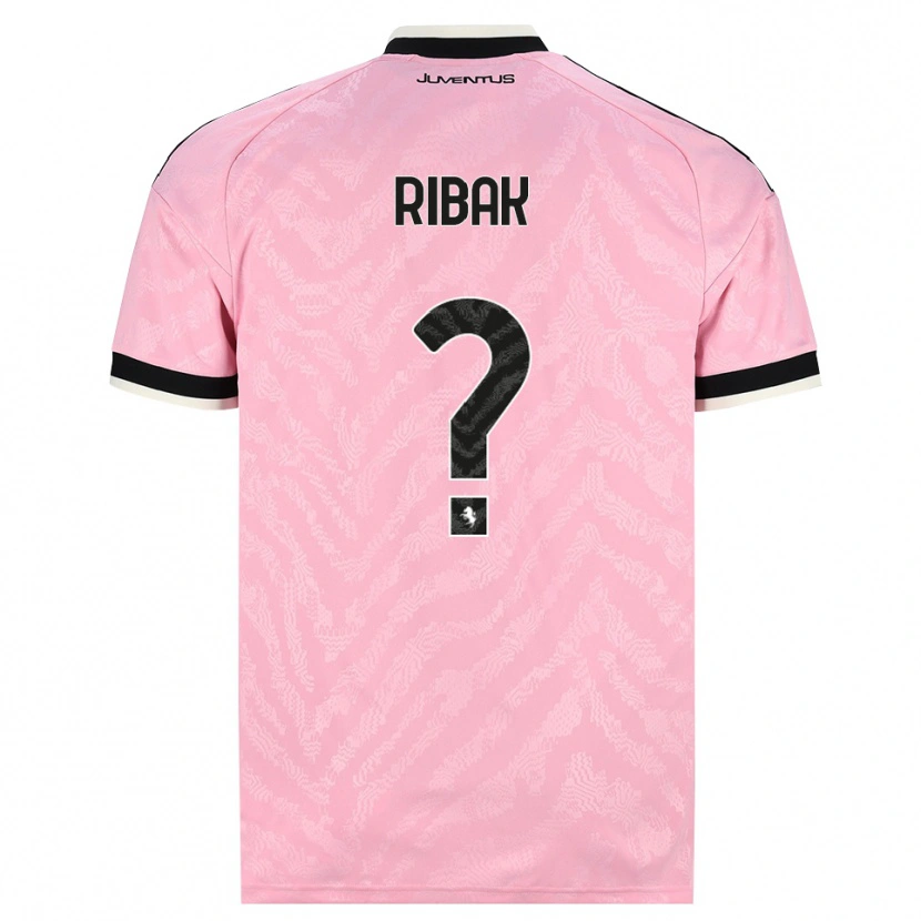 Danxen Mujer Camiseta Yoav Ribak #0 Rosa Negro 2ª Equipación 2026/27 La Camisa México