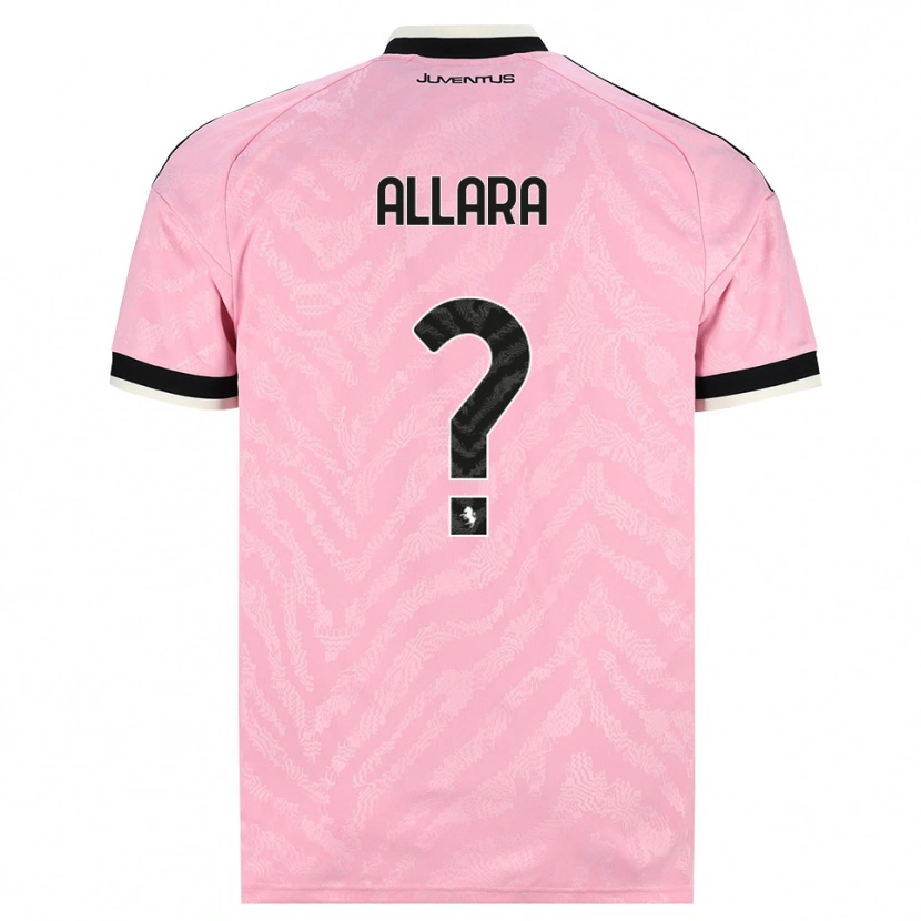 Danxen Mujer Camiseta Lorenzo Allara #0 Rosa Negro 2ª Equipación 2026/27 La Camisa México