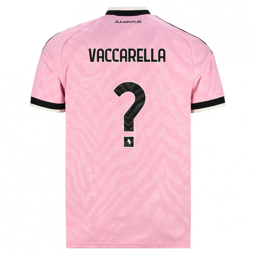 Danxen Mujer Camiseta Marco Vaccarella #0 Rosa Negro 2ª Equipación 2026/27 La Camisa México