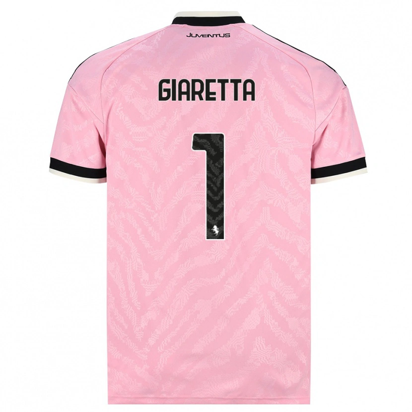 Danxen Mujer Camiseta Emanuele Giaretta #1 Rosa Negro 2ª Equipación 2026/27 La Camisa México