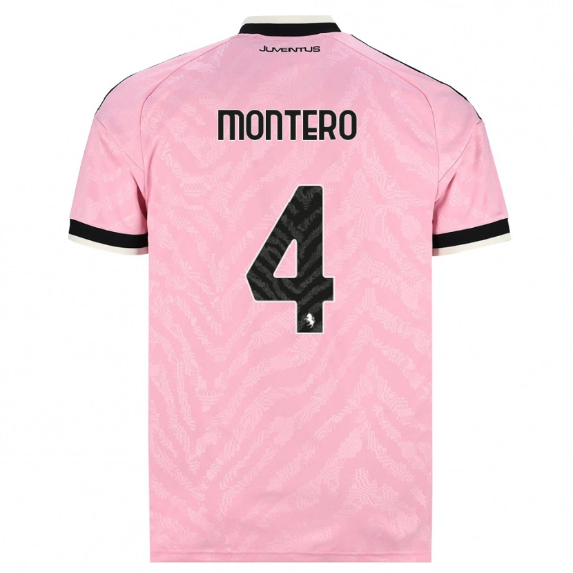 Danxen Mujer Camiseta Alfonso Montero #4 Rosa Negro 2ª Equipación 2026/27 La Camisa México