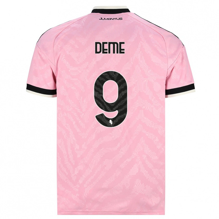 Danxen Mujer Camiseta Serigne Deme #9 Rosa Negro 2ª Equipación 2026/27 La Camisa México