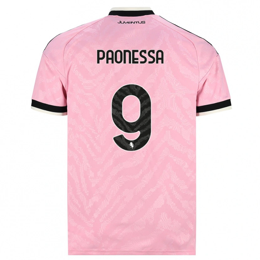 Danxen Mujer Camiseta Riccardo Paonessa #9 Rosa Negro 2ª Equipación 2026/27 La Camisa México