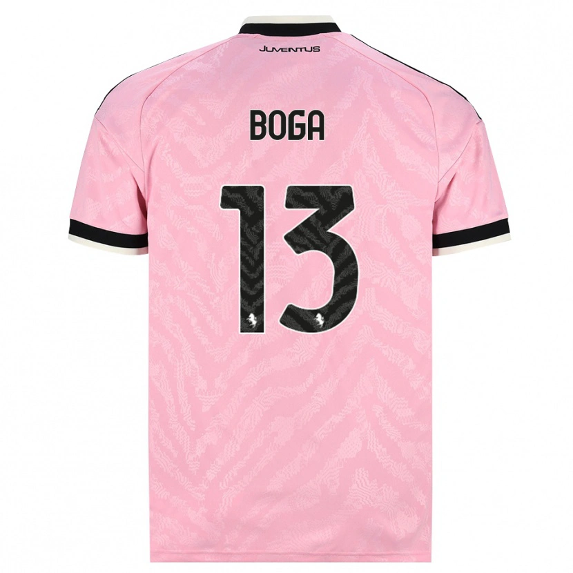 Danxen Mujer Camiseta Jérémie Boga #13 Rosa Negro 2ª Equipación 2026/27 La Camisa México