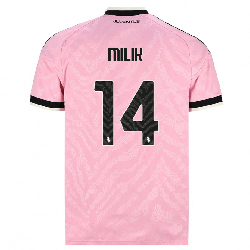 Danxen Mujer Camiseta Arkadiusz Milik #14 Rosa Negro 2ª Equipación 2026/27 La Camisa México