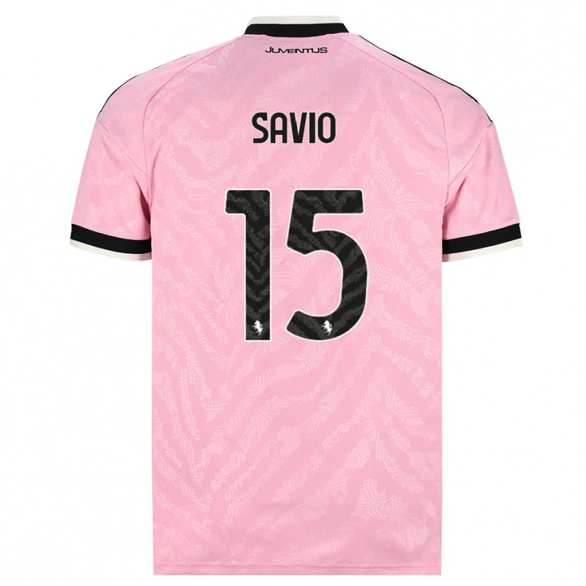 Danxen Mujer Camiseta Federico Savio #15 Rosa Negro 2ª Equipación 2026/27 La Camisa México