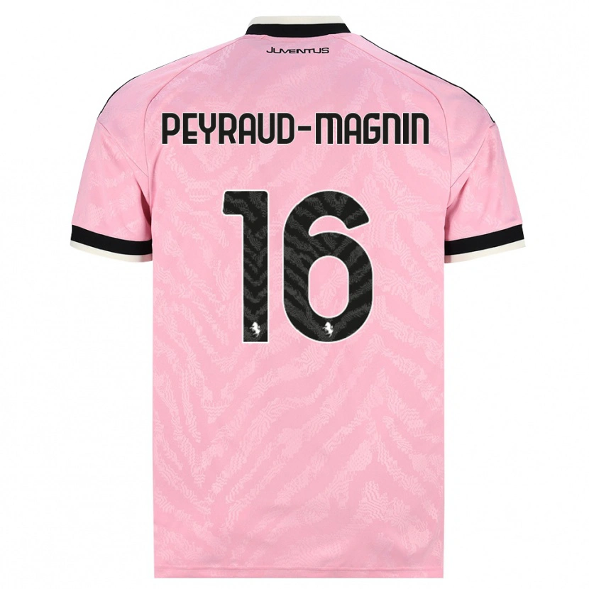 Danxen Mujer Camiseta Pauline Peyraud-Magnin #16 Rosa Negro 2ª Equipación 2026/27 La Camisa México