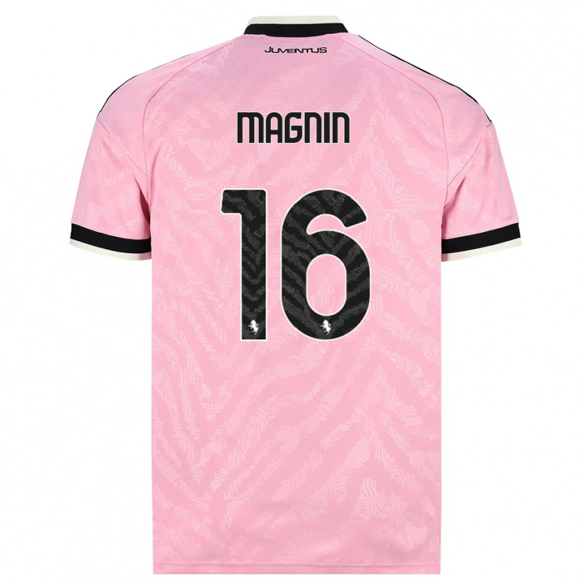 Danxen Mujer Camiseta Pauline Peyraud-Magnin #16 Rosa Negro 2ª Equipación 2026/27 La Camisa México