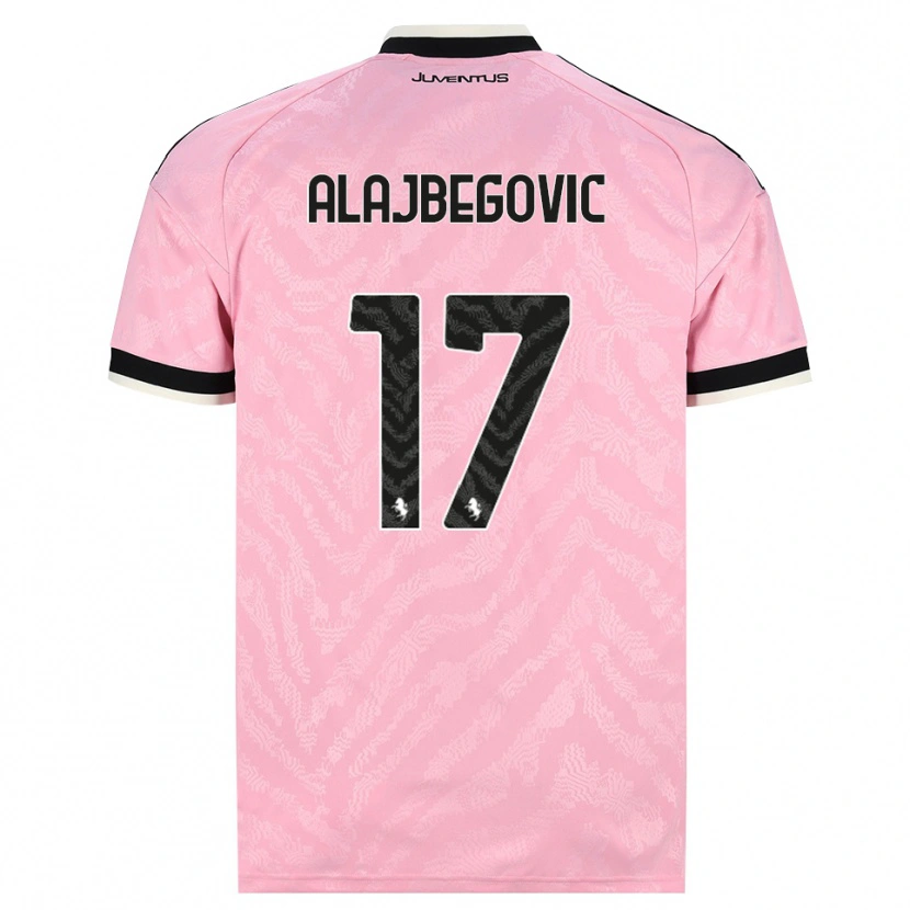 Danxen Mujer Camiseta Kerim Alajbegovic #17 Rosa Negro 2ª Equipación 2026/27 La Camisa México