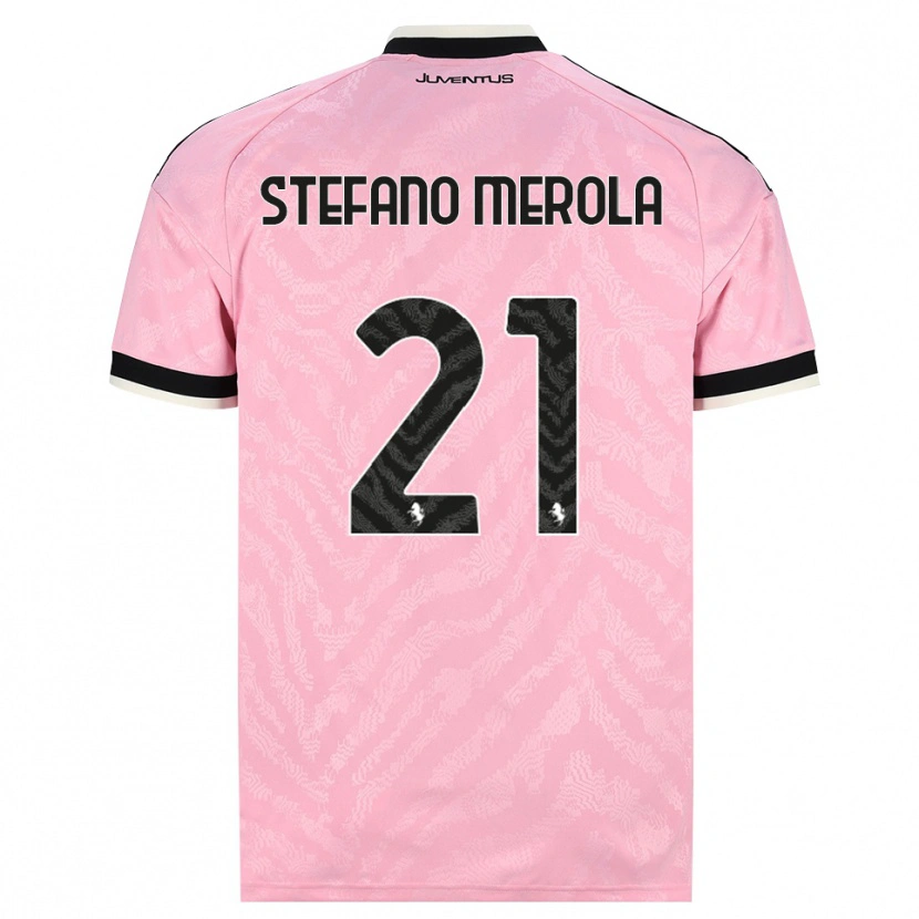 Danxen Mujer Camiseta Antonio Stefano Merola #21 Rosa Negro 2ª Equipación 2026/27 La Camisa México
