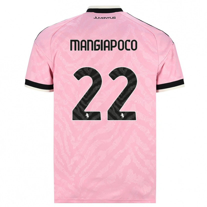 Danxen Mujer Camiseta Stefano Mangiapoco #22 Rosa Negro 2ª Equipación 2026/27 La Camisa México