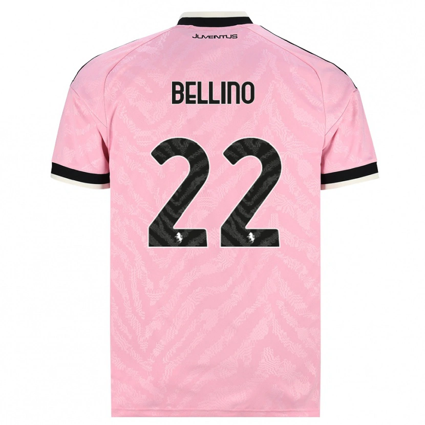 Danxen Mujer Camiseta Filippo Bellino #22 Rosa Negro 2ª Equipación 2026/27 La Camisa México