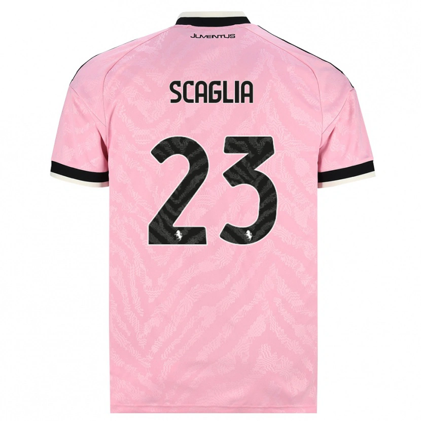 Danxen Mujer Camiseta Filippo Scaglia #23 Rosa Negro 2ª Equipación 2026/27 La Camisa México