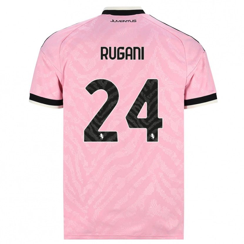 Danxen Mujer Camiseta Daniele Rugani #24 Rosa Negro 2ª Equipación 2026/27 La Camisa México