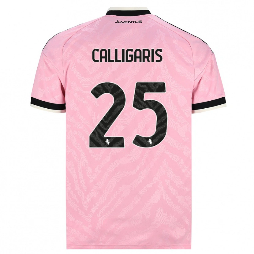 Danxen Mujer Camiseta Viola Calligaris #25 Rosa Negro 2ª Equipación 2026/27 La Camisa México