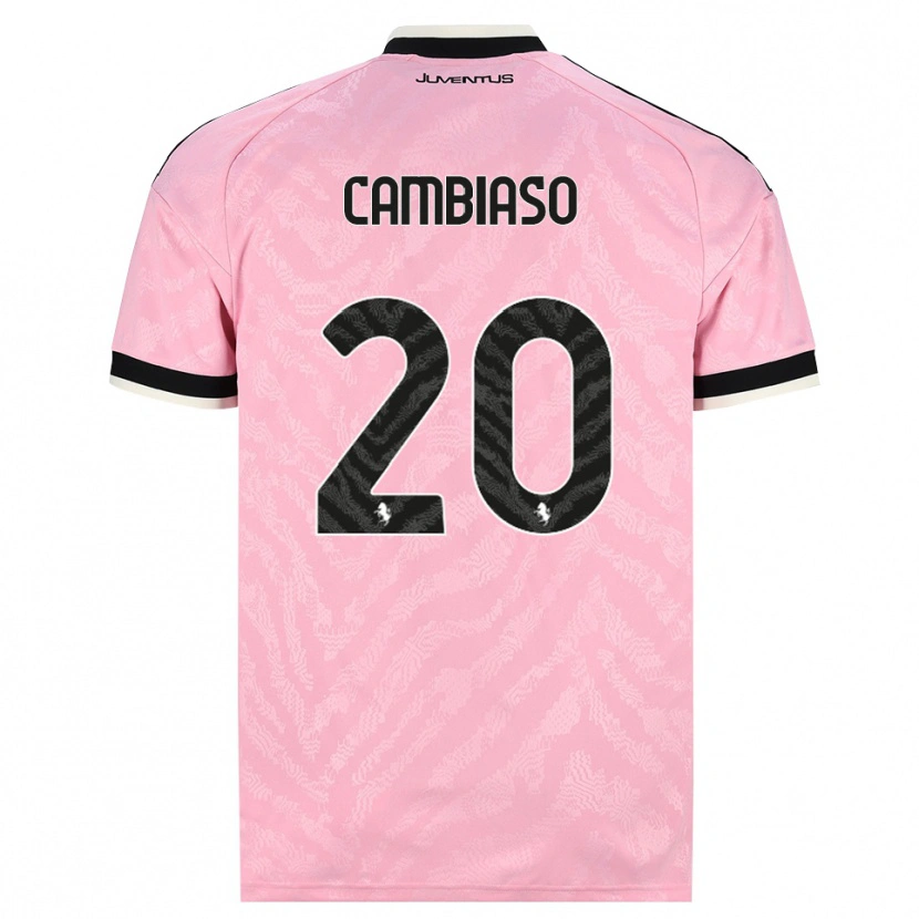 Danxen Mujer Camiseta Andrea Cambiaso #20 Rosa Negro 2ª Equipación 2026/27 La Camisa México