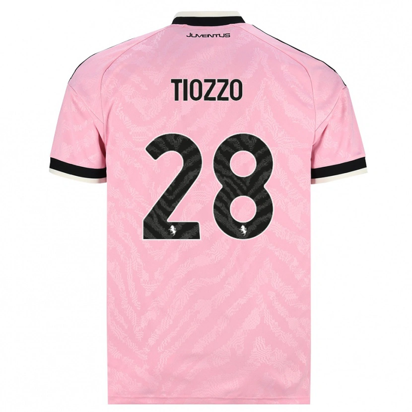 Danxen Mujer Camiseta Marco Tiozzo #28 Rosa Negro 2ª Equipación 2026/27 La Camisa México