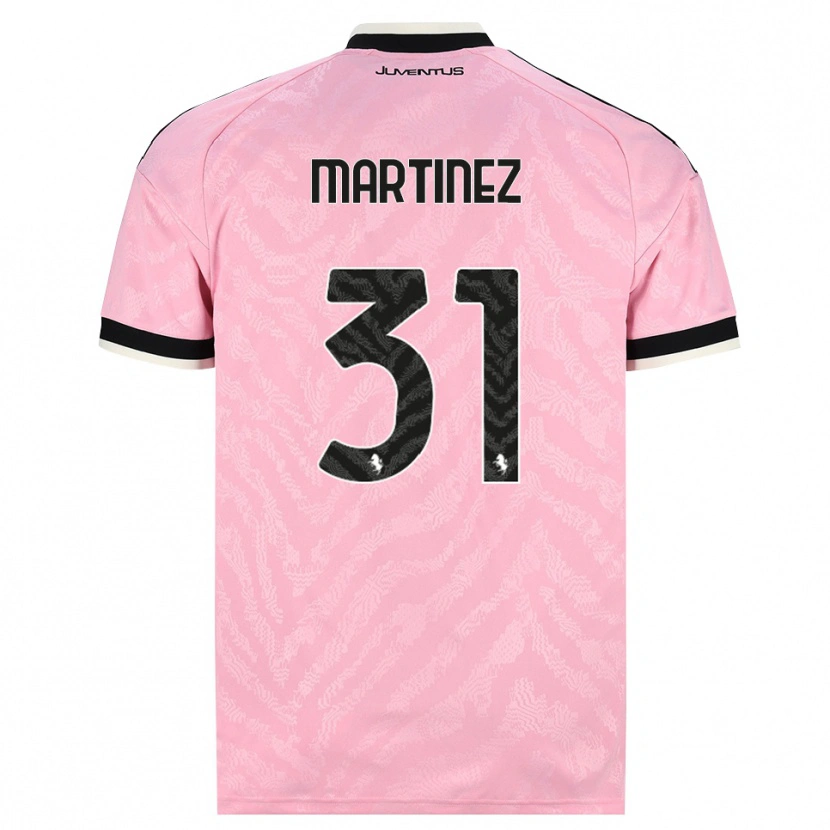 Danxen Mujer Camiseta Bruno Martinez #31 Rosa Negro 2ª Equipación 2026/27 La Camisa México