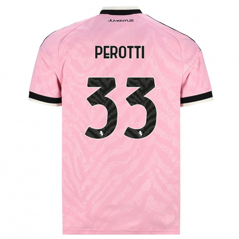Danxen Mujer Camiseta Clemente Perotti #33 Rosa Negro 2ª Equipación 2026/27 La Camisa México