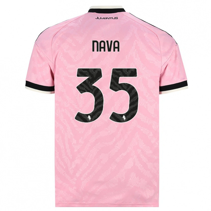 Danxen Mujer Camiseta Sebastiano Nava #35 Rosa Negro 2ª Equipación 2026/27 La Camisa México