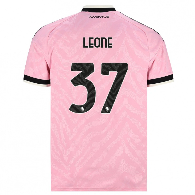 Danxen Mujer Camiseta Francesco Leone #37 Rosa Negro 2ª Equipación 2026/27 La Camisa México