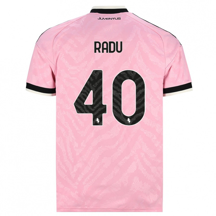 Danxen Mujer Camiseta Riccardo Radu #40 Rosa Negro 2ª Equipación 2026/27 La Camisa México