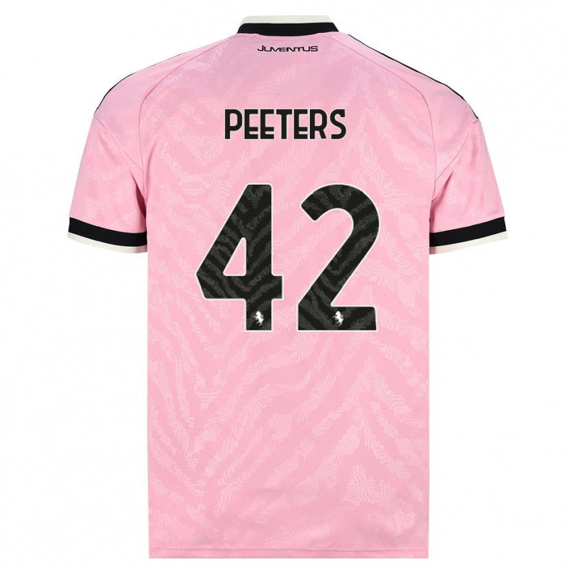 Danxen Mujer Camiseta Daouda Peeters #42 Rosa Negro 2ª Equipación 2026/27 La Camisa México