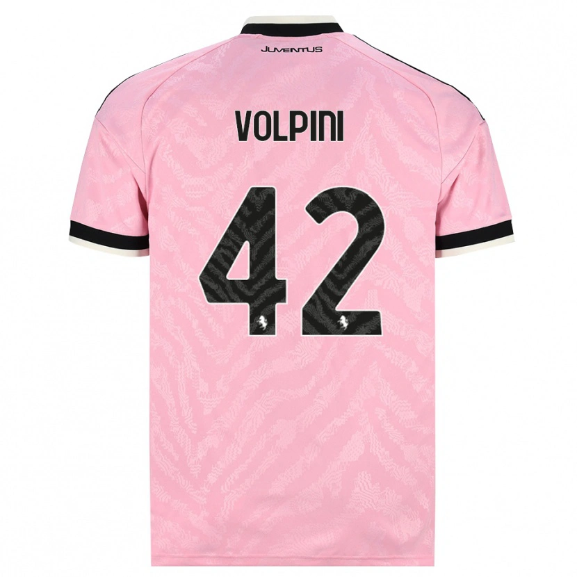 Danxen Mujer Camiseta Viola Volpini #42 Rosa Negro 2ª Equipación 2026/27 La Camisa México