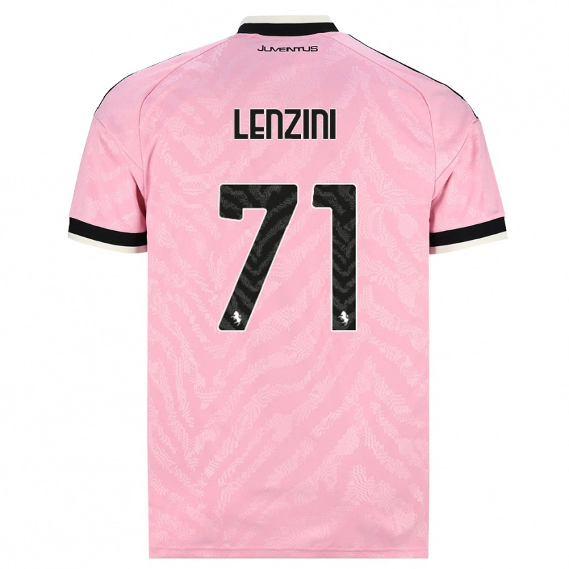 Danxen Mujer Camiseta Martina Lenzini #71 Rosa Negro 2ª Equipación 2026/27 La Camisa México
