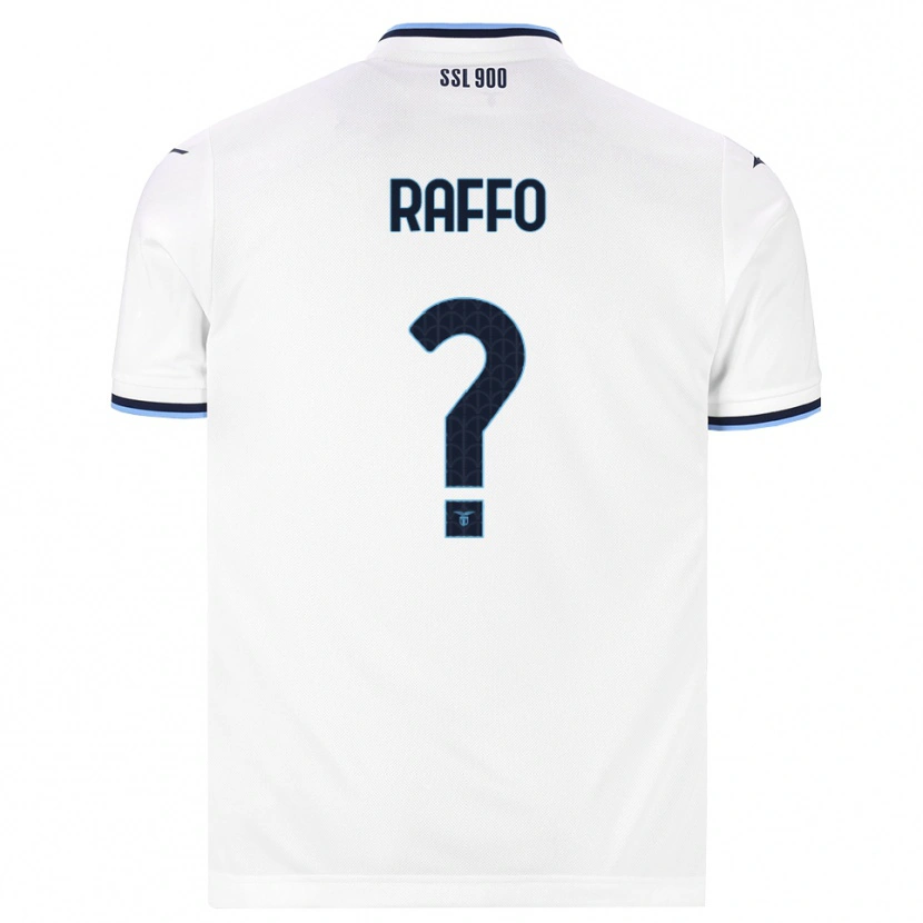 Danxen Mujer Camiseta Edoardo Raffo #0 Blanco Azul Marino 2ª Equipación 2026/27 La Camisa México