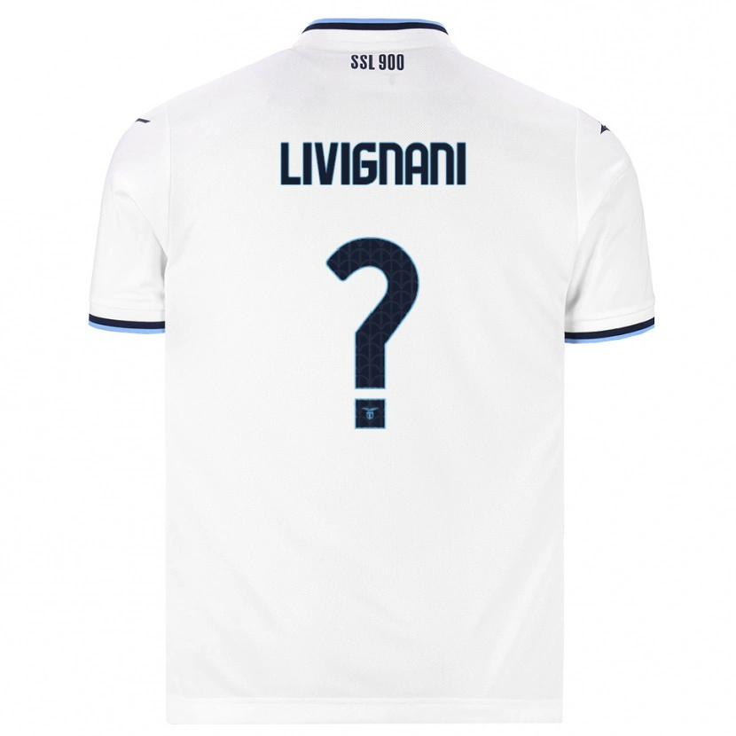 Danxen Mujer Camiseta Gioia Livignani #0 Blanco Azul Marino 2ª Equipación 2026/27 La Camisa México