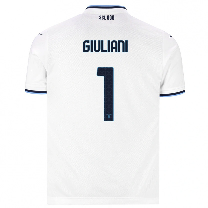Danxen Mujer Camiseta Alessio Giuliani #1 Blanco Azul Marino 2ª Equipación 2026/27 La Camisa México