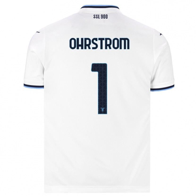 Danxen Mujer Camiseta Stephanie Ohrstrom #1 Blanco Azul Marino 2ª Equipación 2026/27 La Camisa México