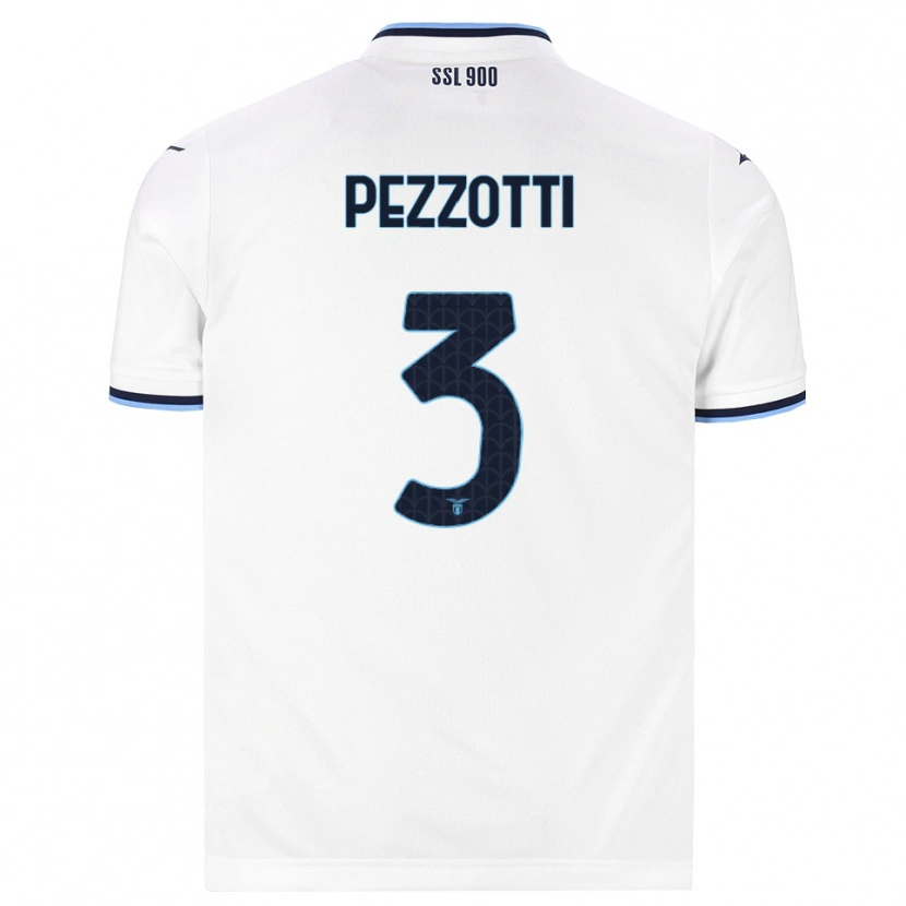 Danxen Mujer Camiseta Arianna Pezzotti #3 Blanco Azul Marino 2ª Equipación 2026/27 La Camisa México