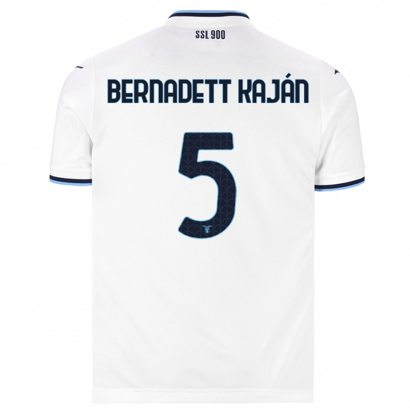 Danxen Mujer Camiseta Zsanett Bernadett Kaján #5 Blanco Azul Marino 2ª Equipación 2026/27 La Camisa México