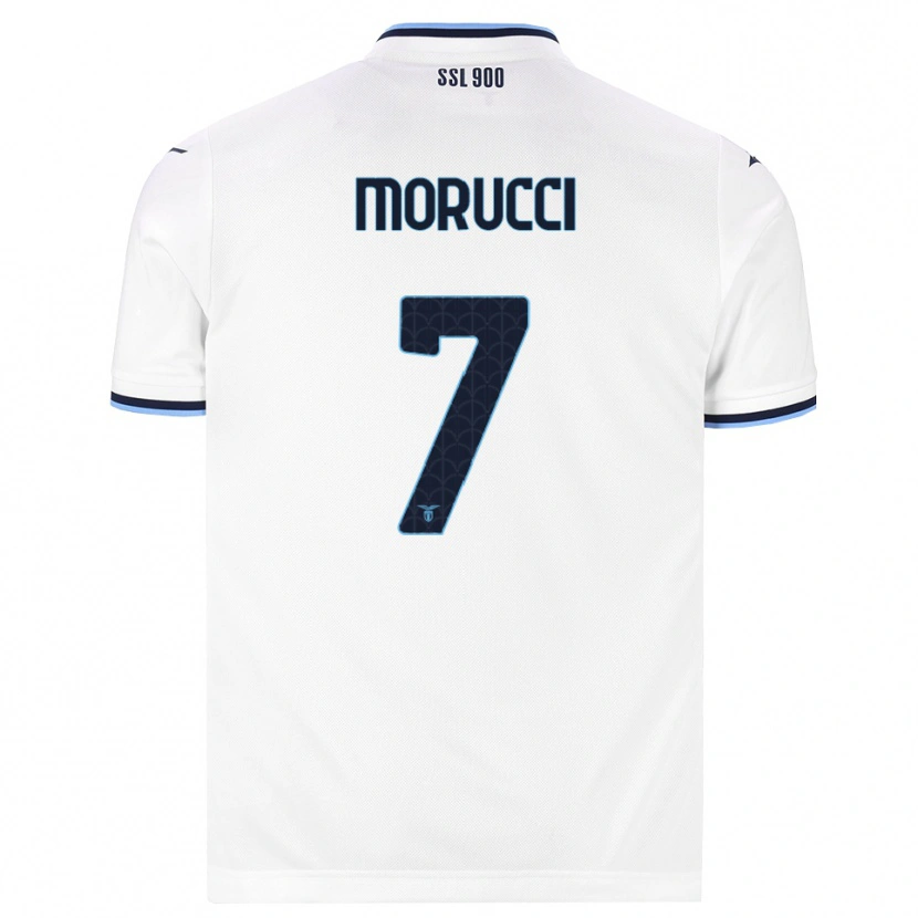 Danxen Mujer Camiseta Alessandro Morucci #7 Blanco Azul Marino 2ª Equipación 2026/27 La Camisa México