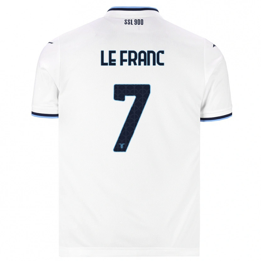 Danxen Mujer Camiseta Chloé Le Franc #7 Blanco Azul Marino 2ª Equipación 2026/27 La Camisa México