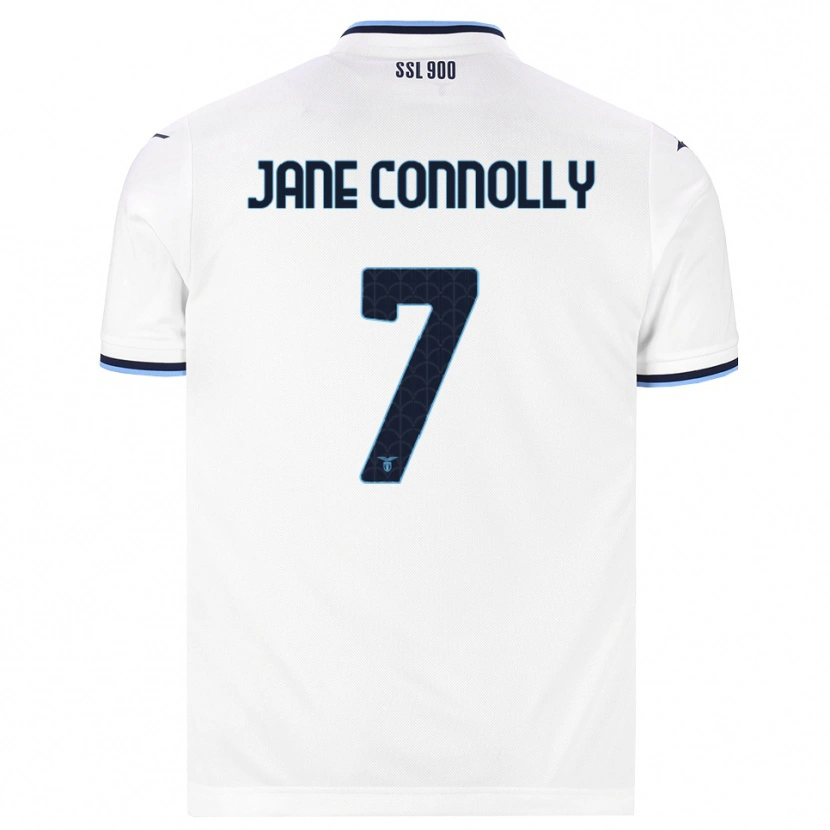 Danxen Mujer Camiseta Megan Jane Connolly #7 Blanco Azul Marino 2ª Equipación 2026/27 La Camisa México