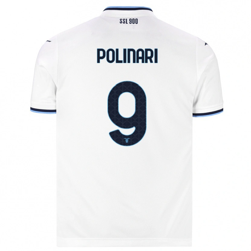 Danxen Mujer Camiseta Fabio Polinari #9 Blanco Azul Marino 2ª Equipación 2026/27 La Camisa México