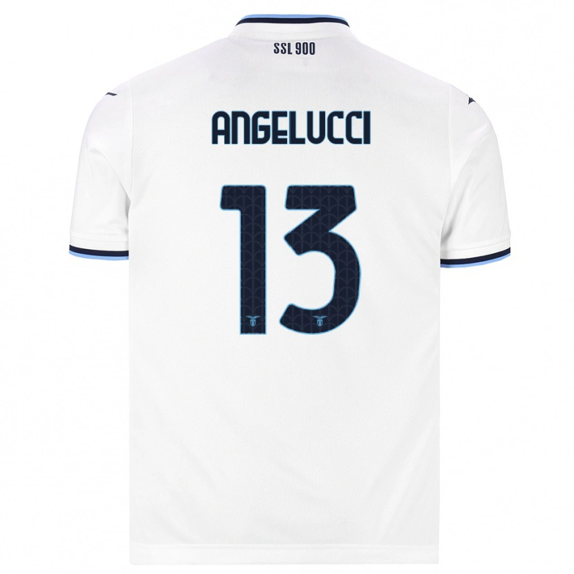 Danxen Mujer Camiseta Valerio Angelucci #13 Blanco Azul Marino 2ª Equipación 2026/27 La Camisa México
