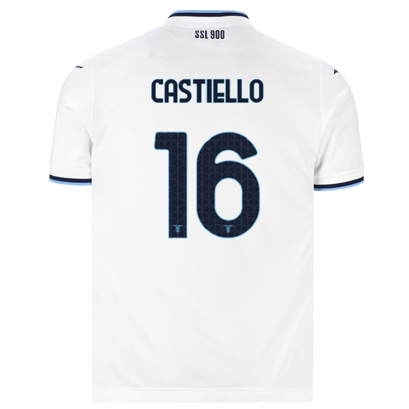 Danxen Mujer Camiseta Antonietta Castiello #16 Blanco Azul Marino 2ª Equipación 2026/27 La Camisa México