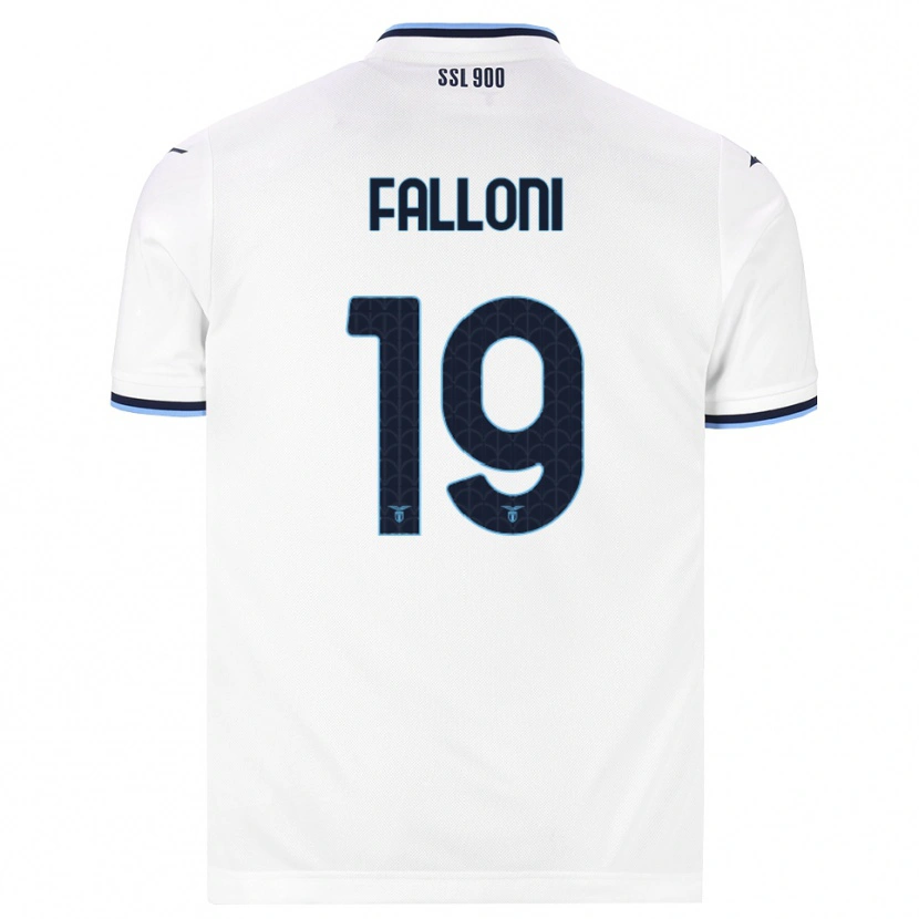 Danxen Mujer Camiseta Ludovica Falloni #19 Blanco Azul Marino 2ª Equipación 2026/27 La Camisa México