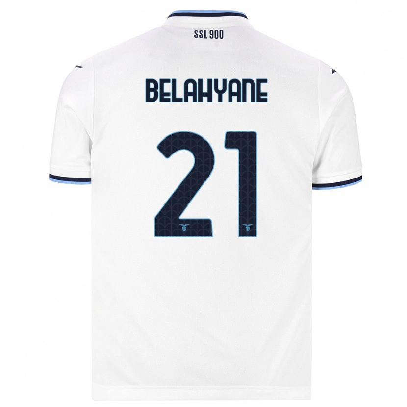 Danxen Mujer Camiseta Reda Belahyane #21 Blanco Azul Marino 2ª Equipación 2026/27 La Camisa México